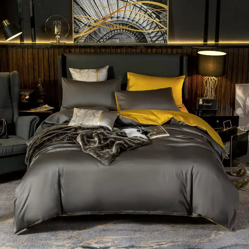 Egyptian Cotton Bedding Set - Twin/Queen