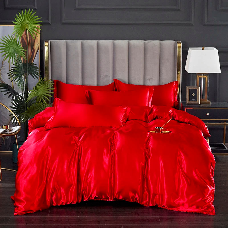 Satin Duvet Cover - Queen/King, 230x260cm