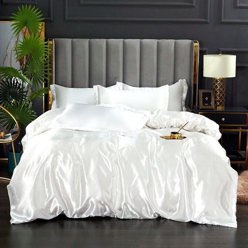 Satin Duvet Cover - Queen/King, 230x260cm