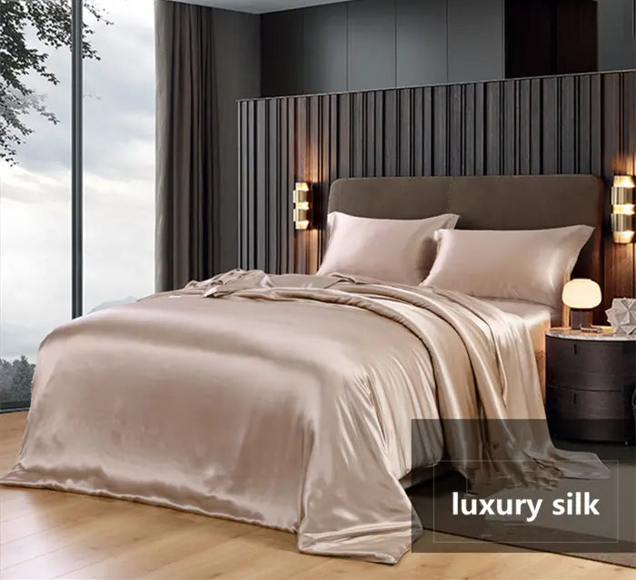 Custom Mulberry Silk Duvet Cover - Multiple Sizes