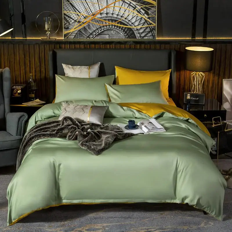 Egyptian Cotton Bedding Set - Twin/Queen