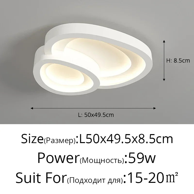 Modern Designer LED Ceiling Lights for Living, Dining & Bedroom