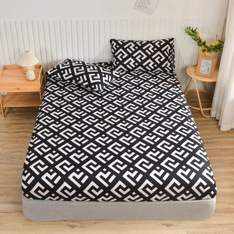 Printed Fitted Sheet - Queen/King