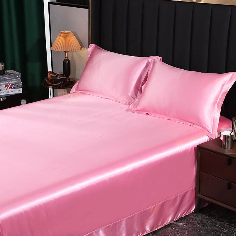 Silk Bedding Set - Black, Queen/King