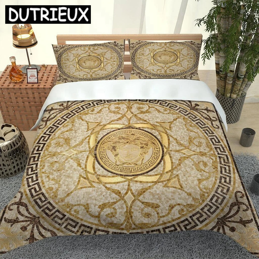 European Luxury Bed Set - 3D Bohemian Print, 2/3pcs, DE/EU/US Size