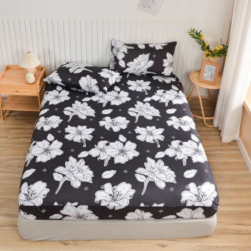 Printed Fitted Sheet - Queen/King