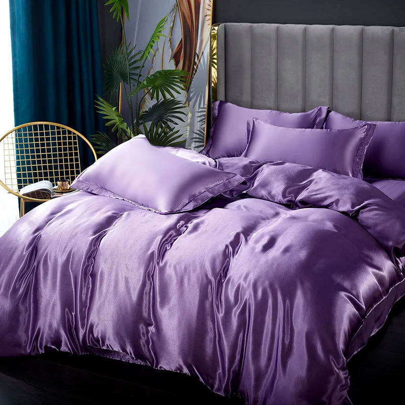 Satin Duvet Cover - Queen/King, 230x260cm