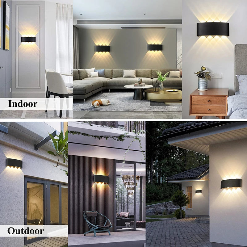 Waterproof LED Wall Lamp IP65 for Outdoor & Indoor Use