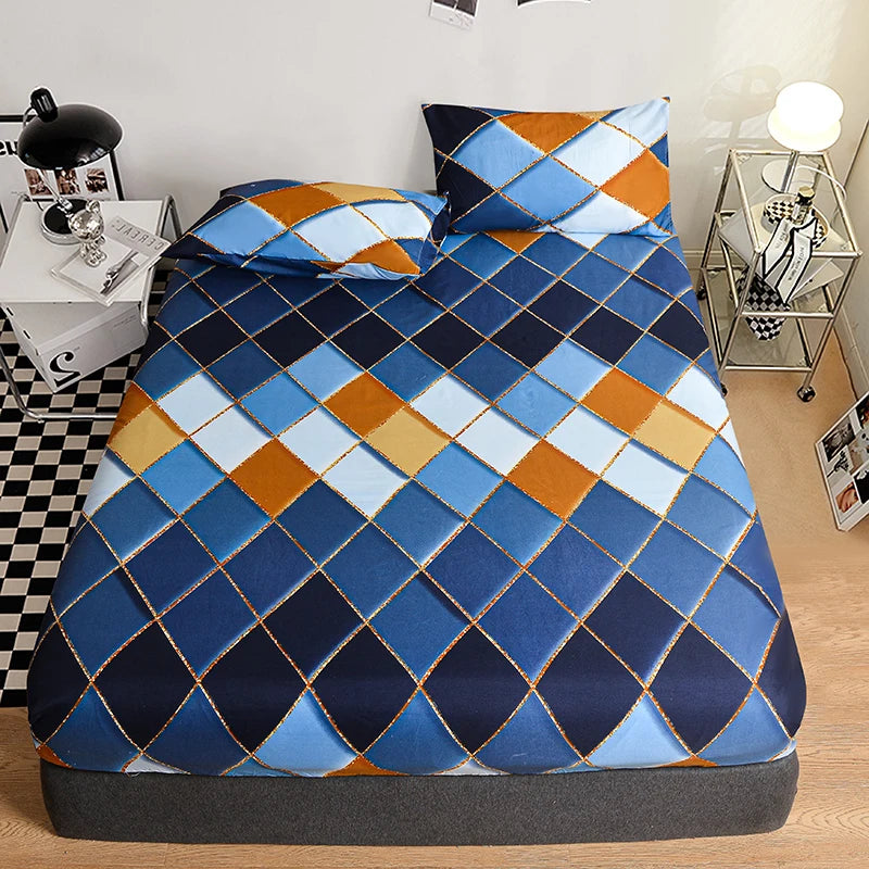 Printed Fitted Sheet - Queen/King