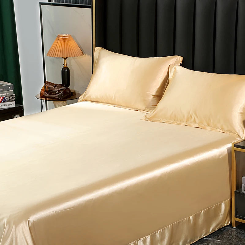Silk Bedding Set - Black, Queen/King