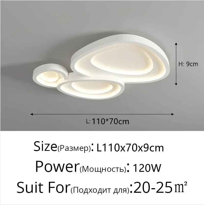 Modern Designer LED Ceiling Lights for Living, Dining & Bedroom