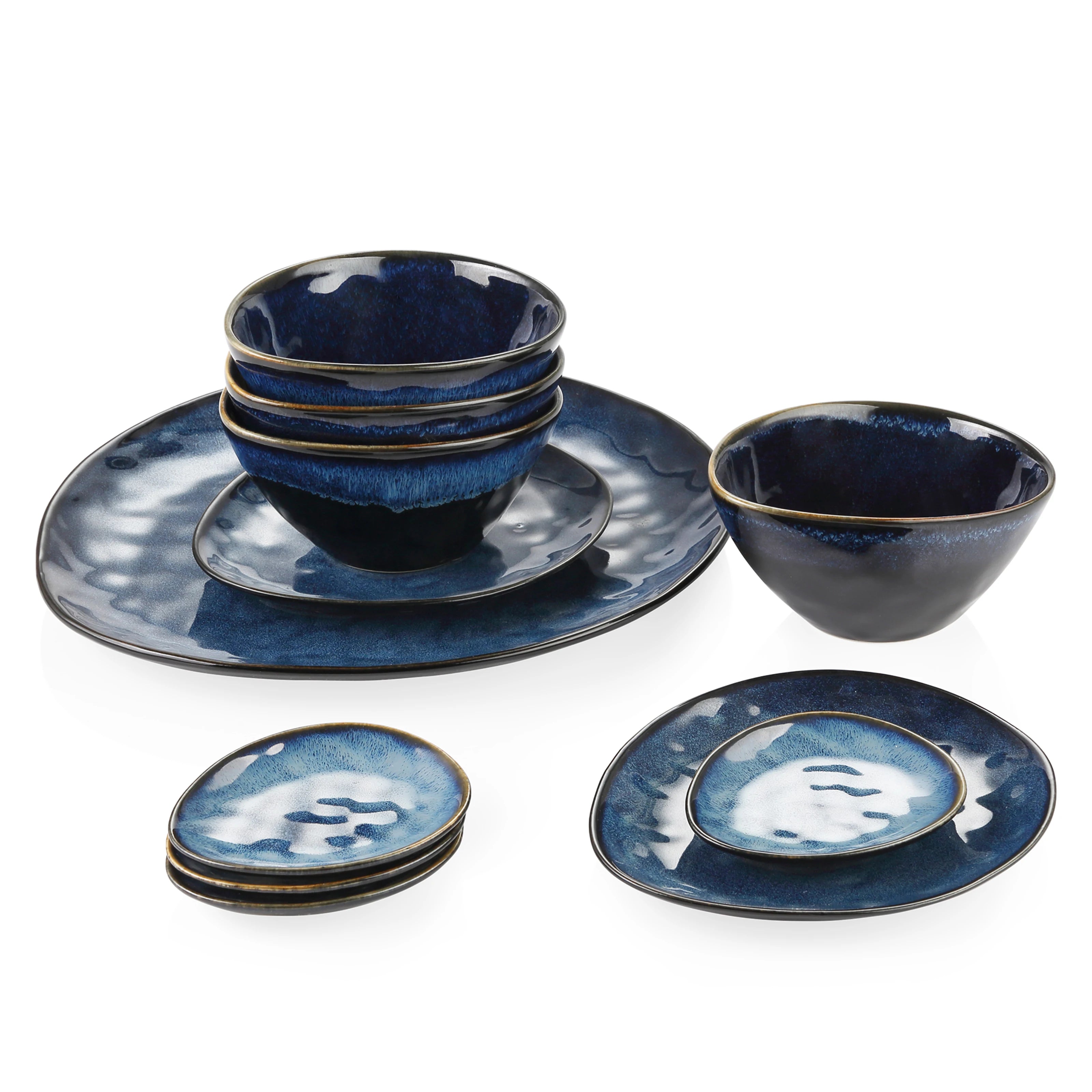 Vancasso Starry Blue Dinner Set - Vintage Ceramic, 11/22/33pc