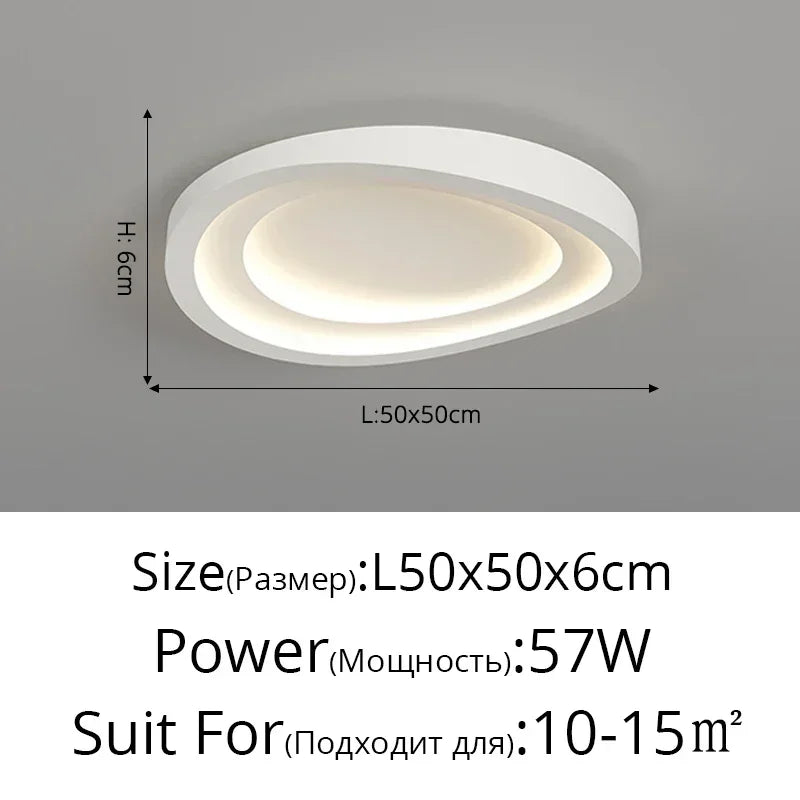 Modern Designer LED Ceiling Lights for Living, Dining & Bedroom