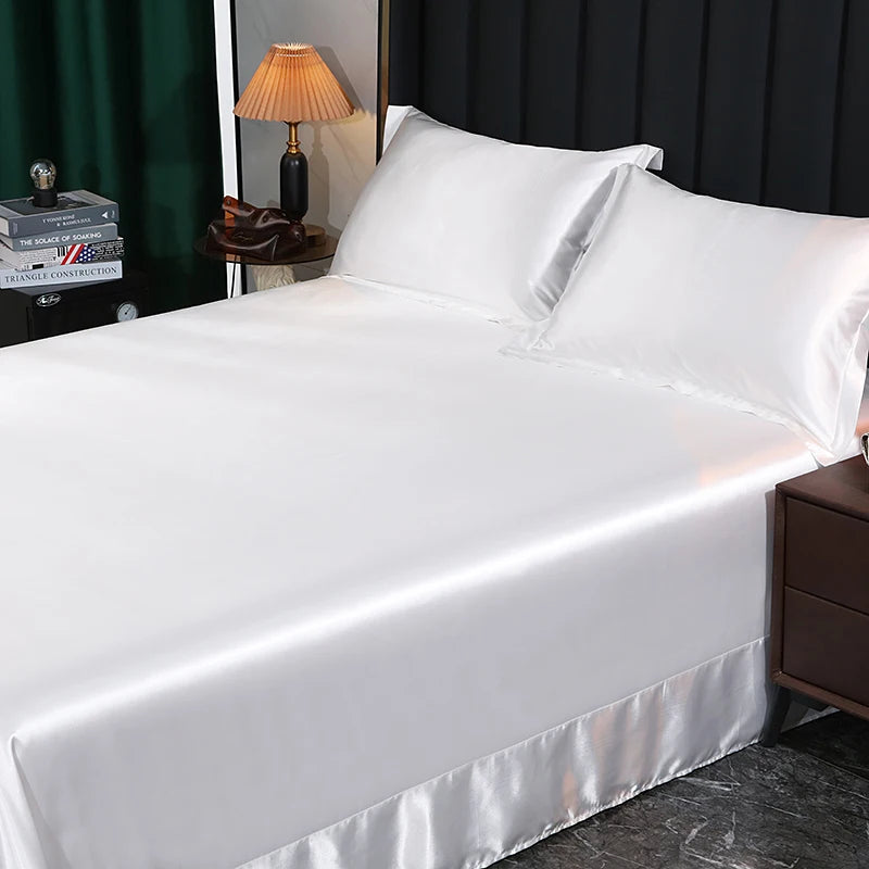 Silk Bedding Set - Black, Queen/King