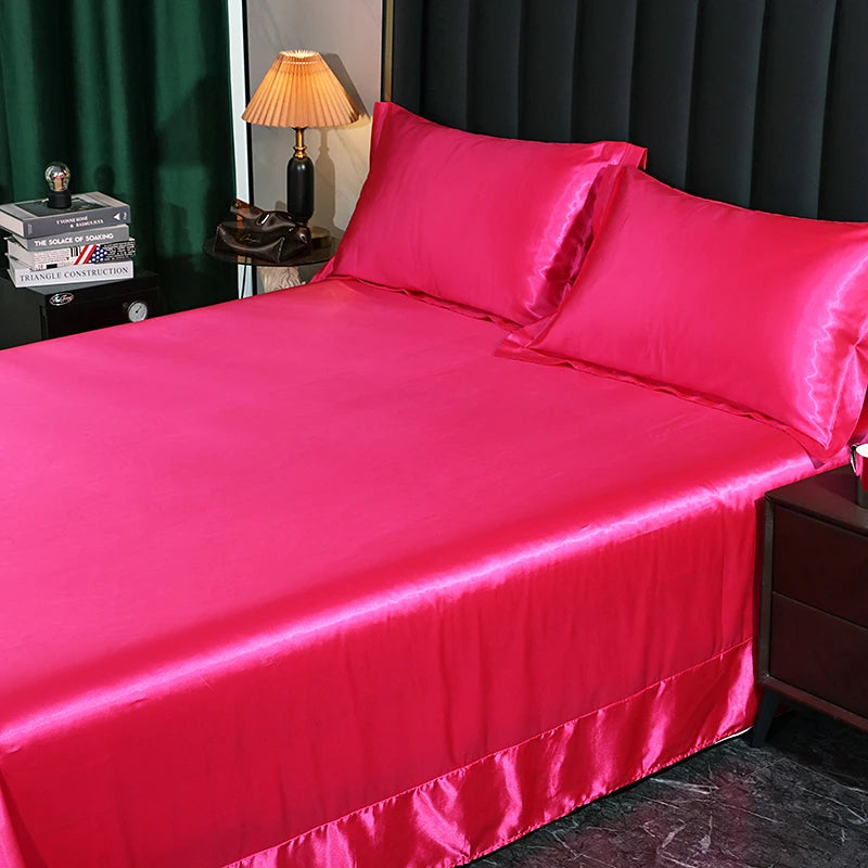 Silk Bedding Set - Black, Queen/King