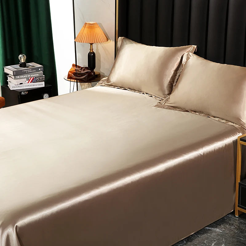 Silk Bedding Set - Black, Queen/King