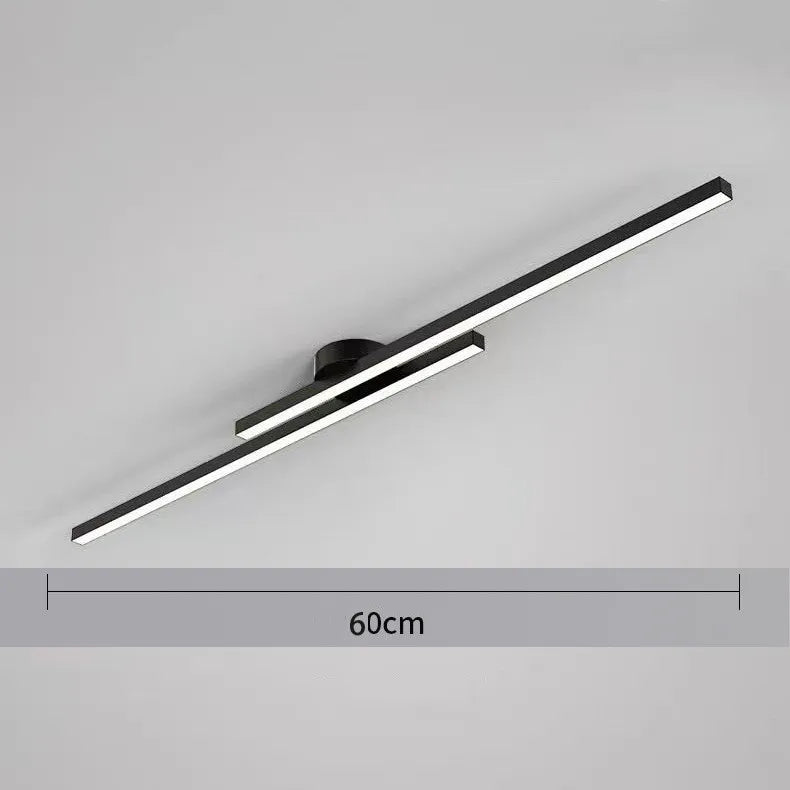 Modern Long Aluminum LED Ceiling Light – Creative Indoor Fixture