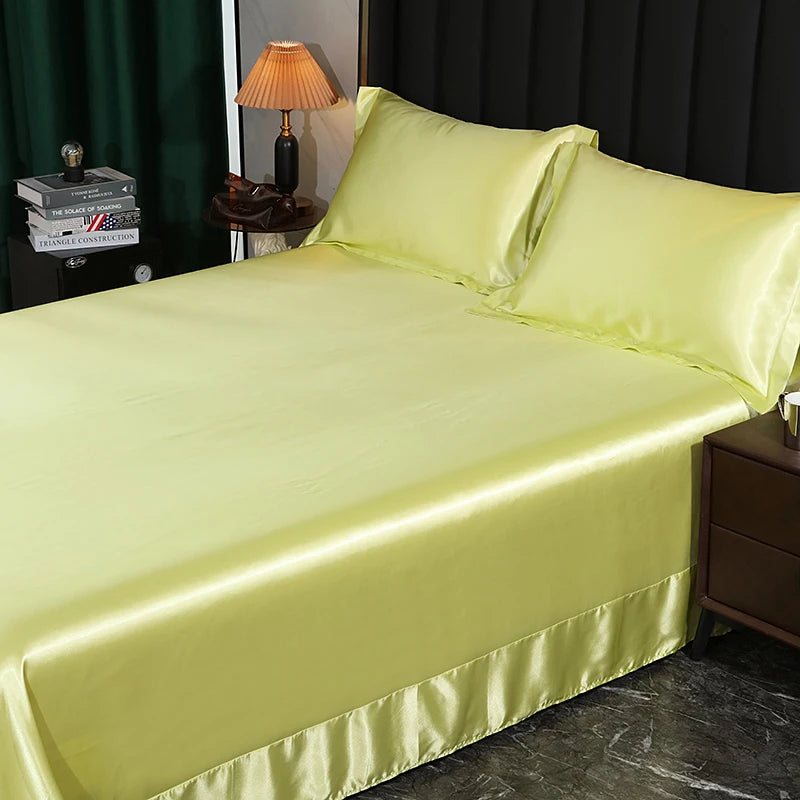 Silk Bedding Set - Black, Queen/King