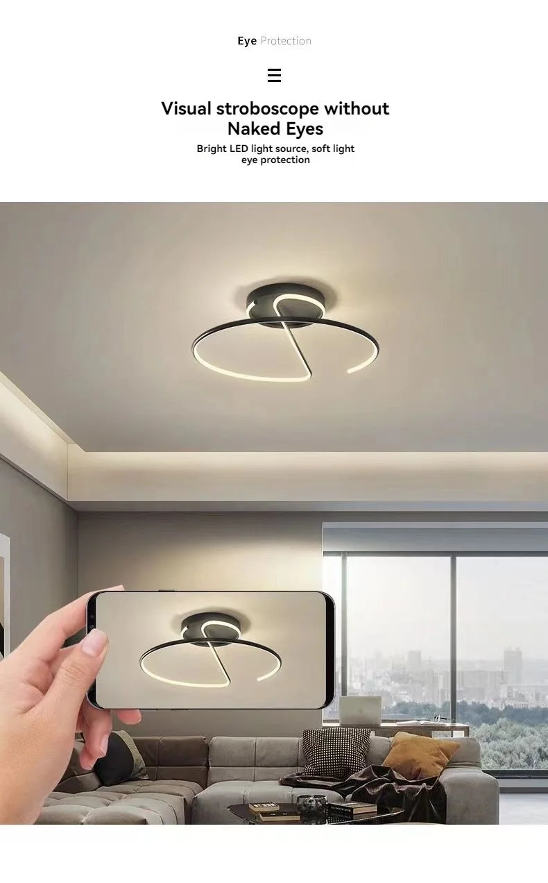 LED Chandelier Light Fixture for Living Room, Kitchen & Home Decor