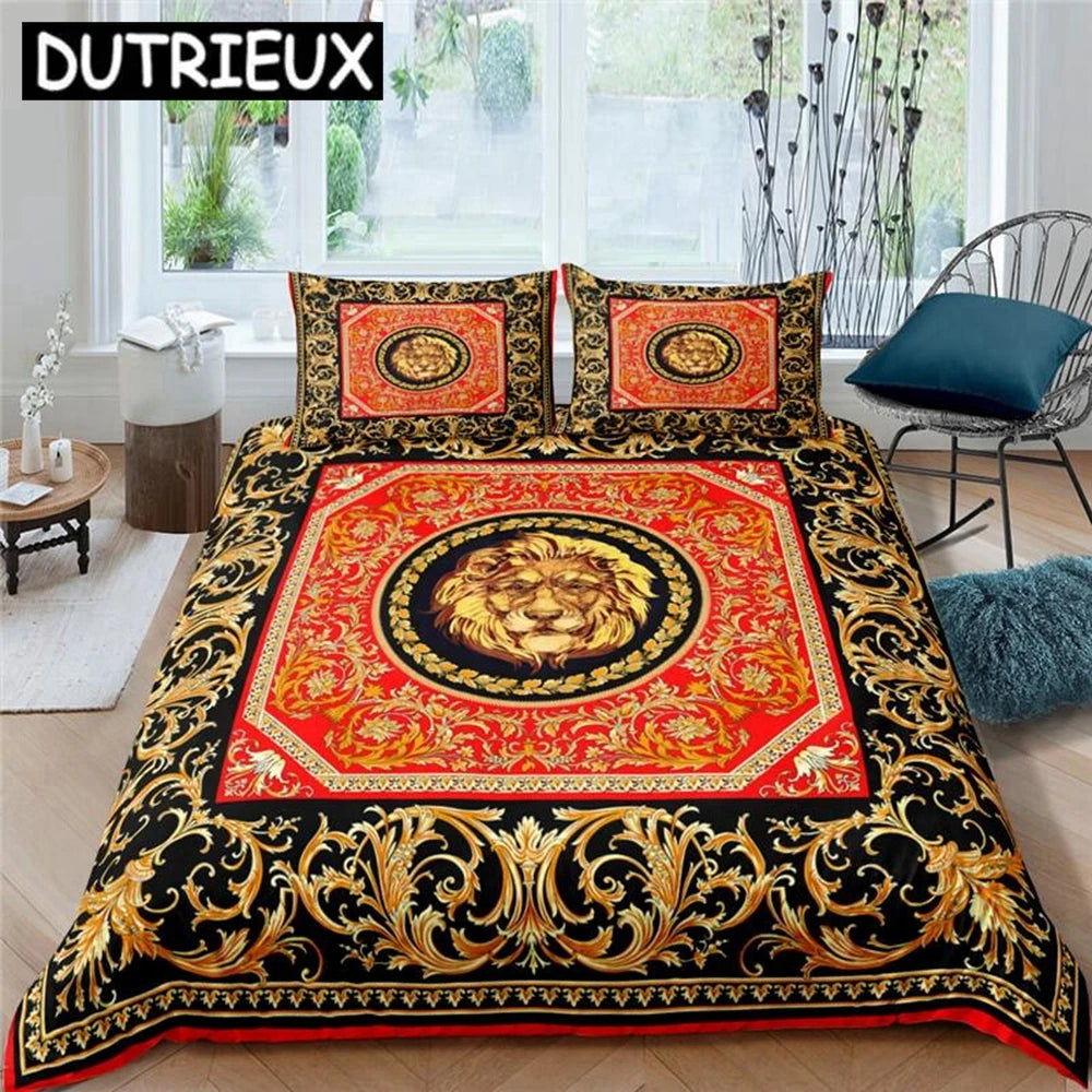 European Luxury Bed Set - 3D Bohemian Print, 2/3pcs, DE/EU/US Size