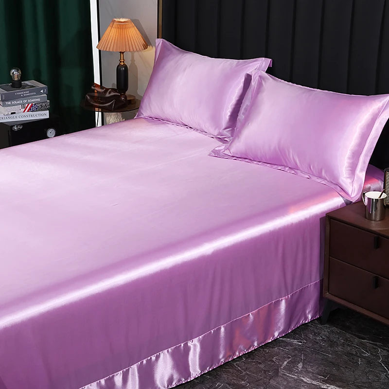 Silk Bedding Set - Black, Queen/King