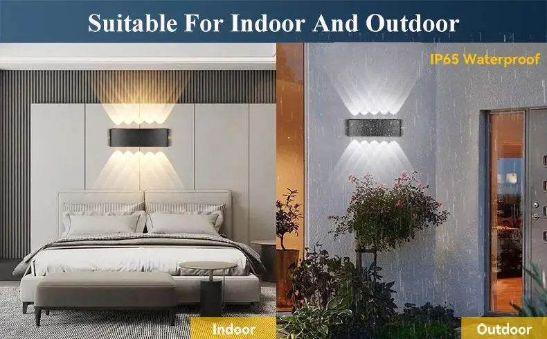 Waterproof LED Wall Lamp IP65 for Outdoor & Indoor Use