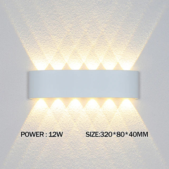 Waterproof LED Wall Lamp IP65 for Outdoor & Indoor Use
